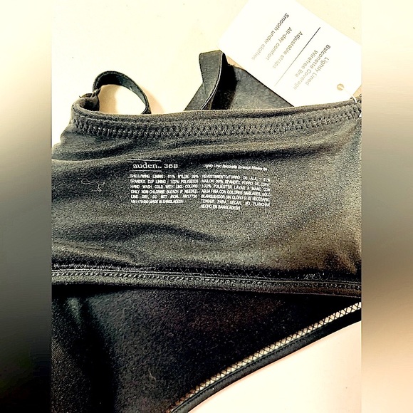 SOLD - Auden Wireless Bra, Lightly Lined, Solid Black, Size 36B, NWT - Picture 3 of 3